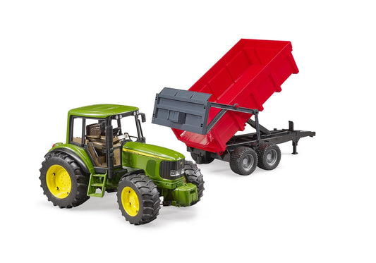 Bruder 02057 John Deere 6920 mit Wannenkippanhänger - plegobil