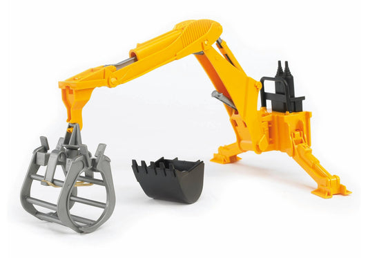 Bruder 02338 Heckbagger mit Greifer - plegobil