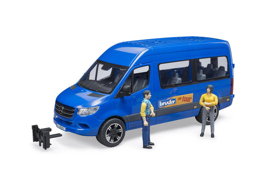 Bruder 02670 MB Sprinter Transfer mit Fahrer und Fahrgast - plegobil