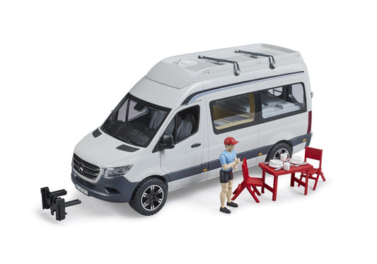 Bruder 02672 MB Sprinter Camper mit Fahrer - plegobil