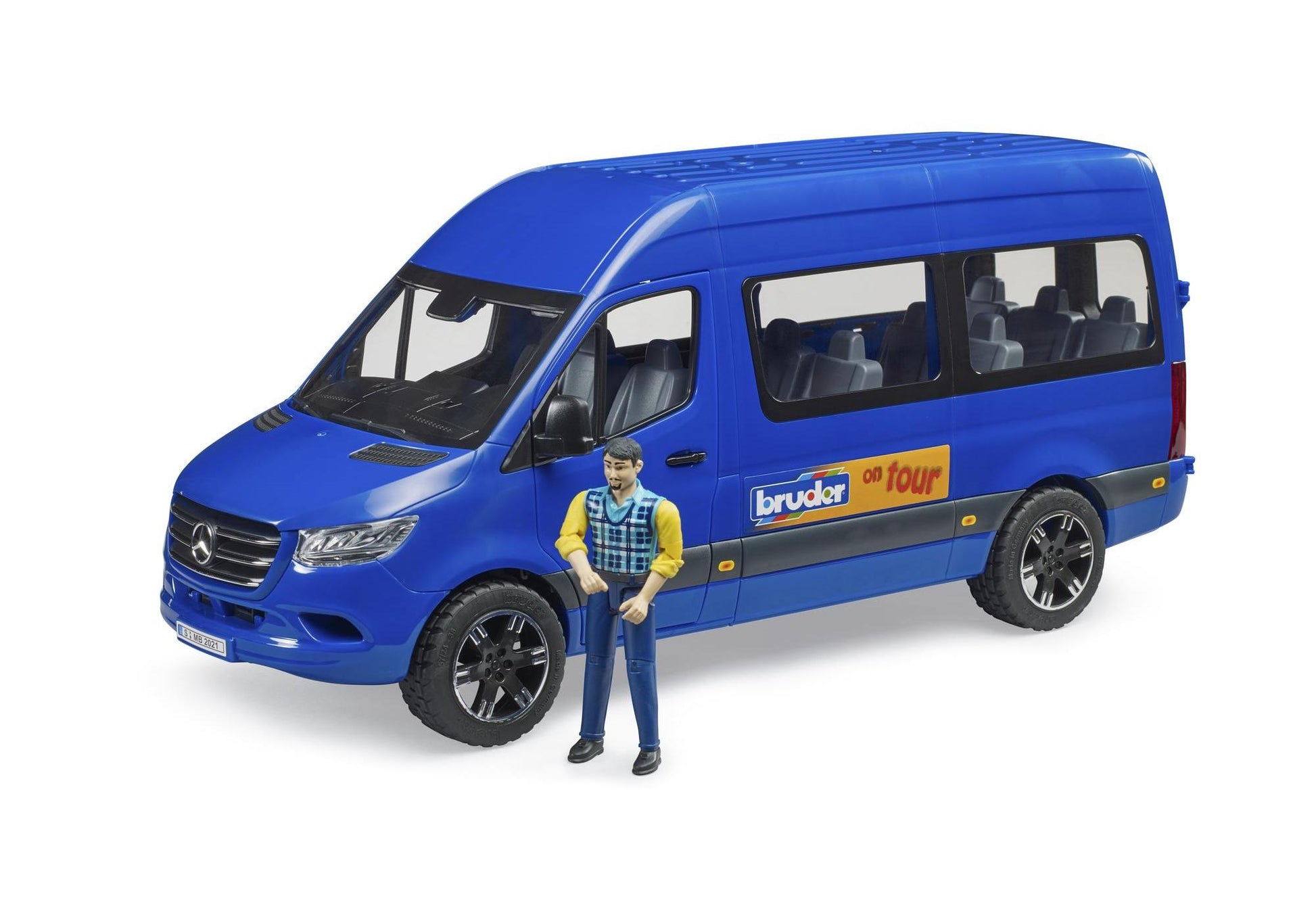Bruder 02681 MB Sprinter Transfer mit Fahrer - plegobil
