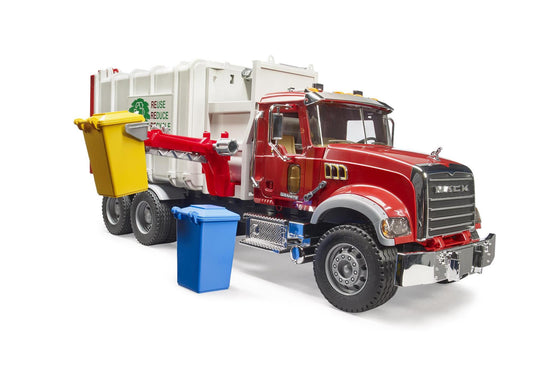 Bruder 02811 MACK Seitenlader Müll-LKW - plegobil