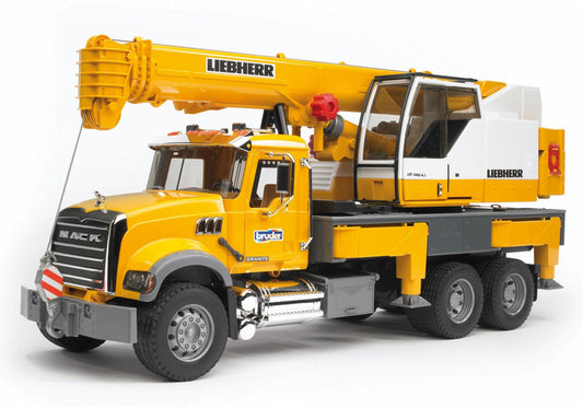 Bruder 02818 MACK Granite Liebherr Kran-LKW - plegobil