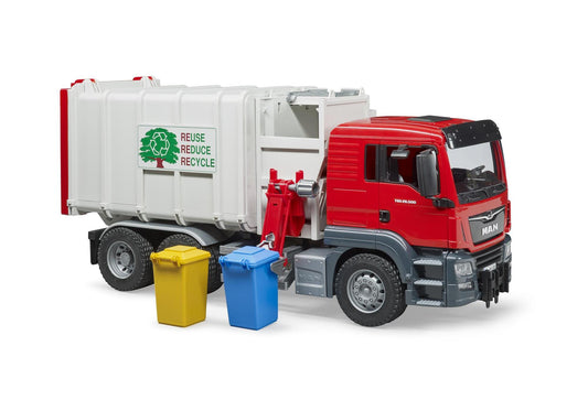 Bruder 03761 MAN TGS Seitenlader Müll LKW - plegobil