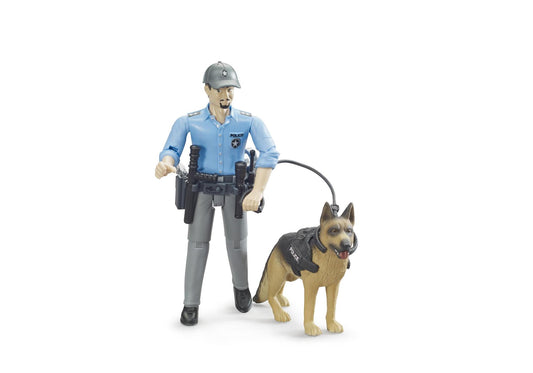 Bruder 62150 bworld Polizist mit Hund - plegobil
