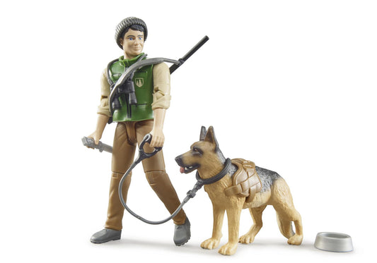 Bruder 62660 bworld Förster mit Hund und Ausrüstung - plegobil