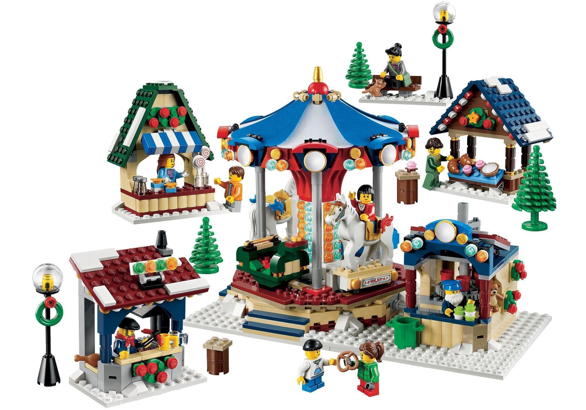 Lego 10235 Creator Expert: Winterlicher Markt - plegobil