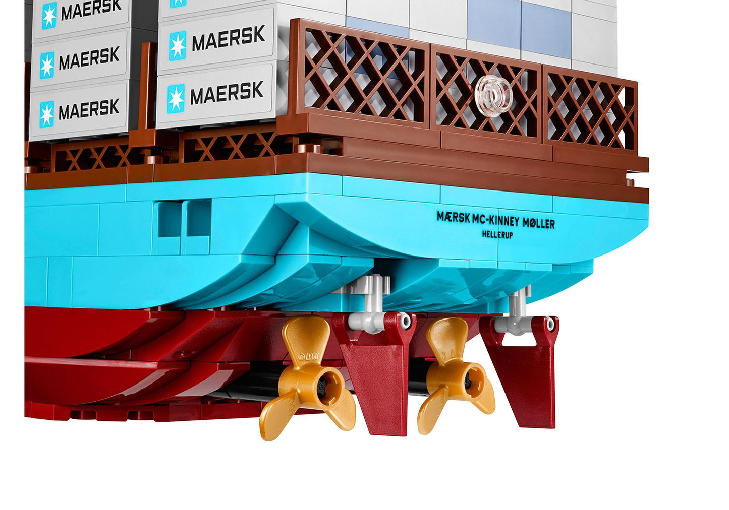 Lego 10241 Creator Expert: Maersk Containerschiff - plegobil