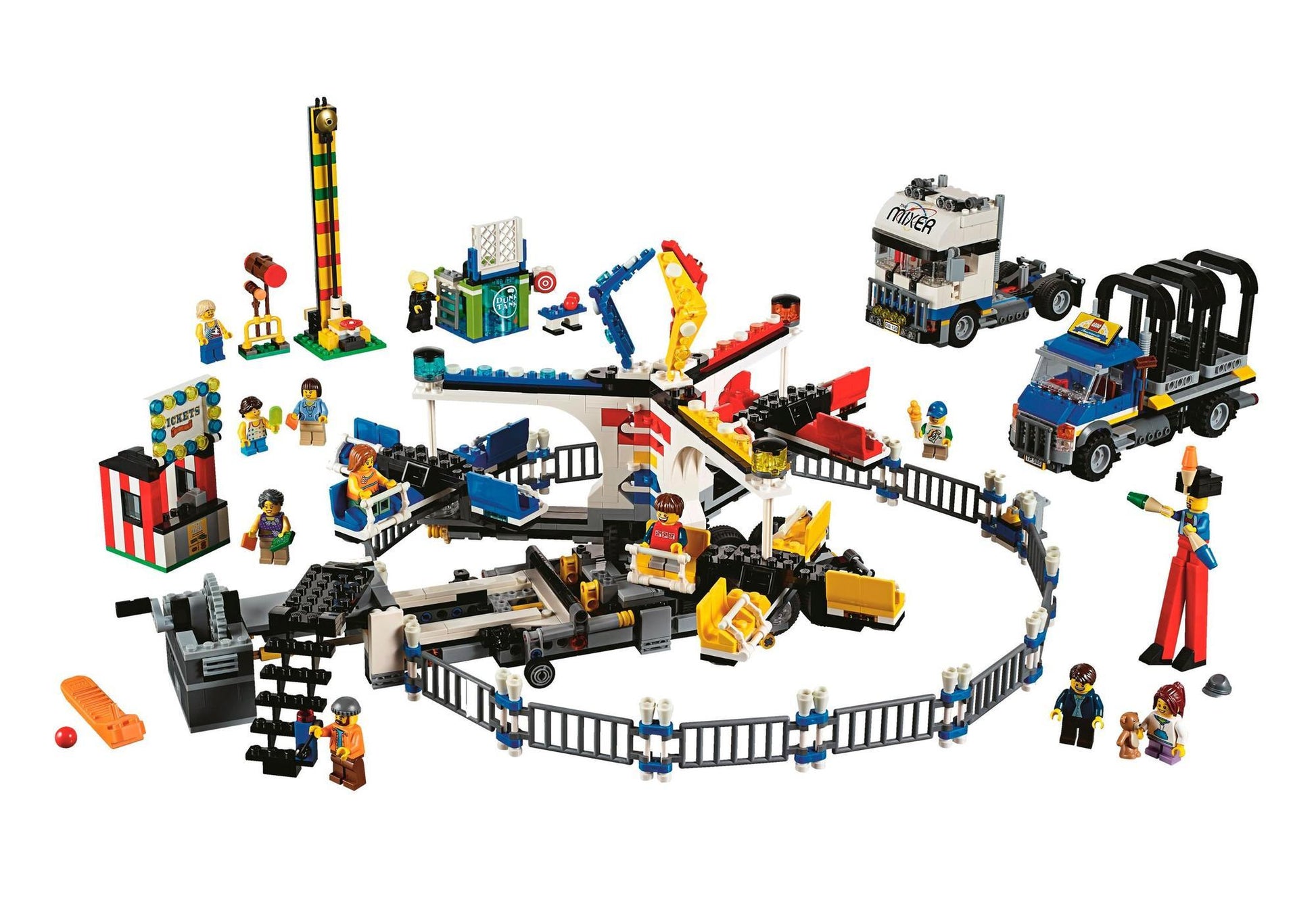 Lego 10244 Creator Expert Jahrmarkt-Fahrgeschäft - plegobil