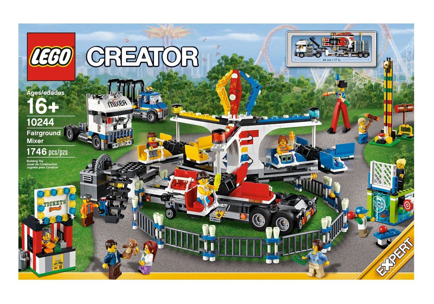 Lego 10244 Creator Expert Jahrmarkt-Fahrgeschäft - plegobil