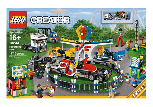 Lego 10244 Creator Expert Jahrmarkt-Fahrgeschäft - plegobil