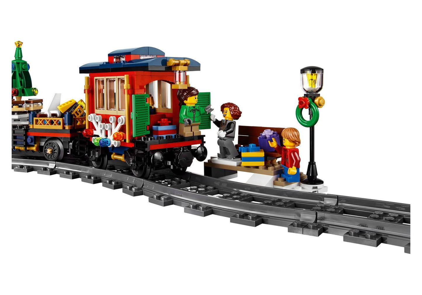 Lego 10254 Creator Expert Winterset 2016 Weihnachtszug - plegobil