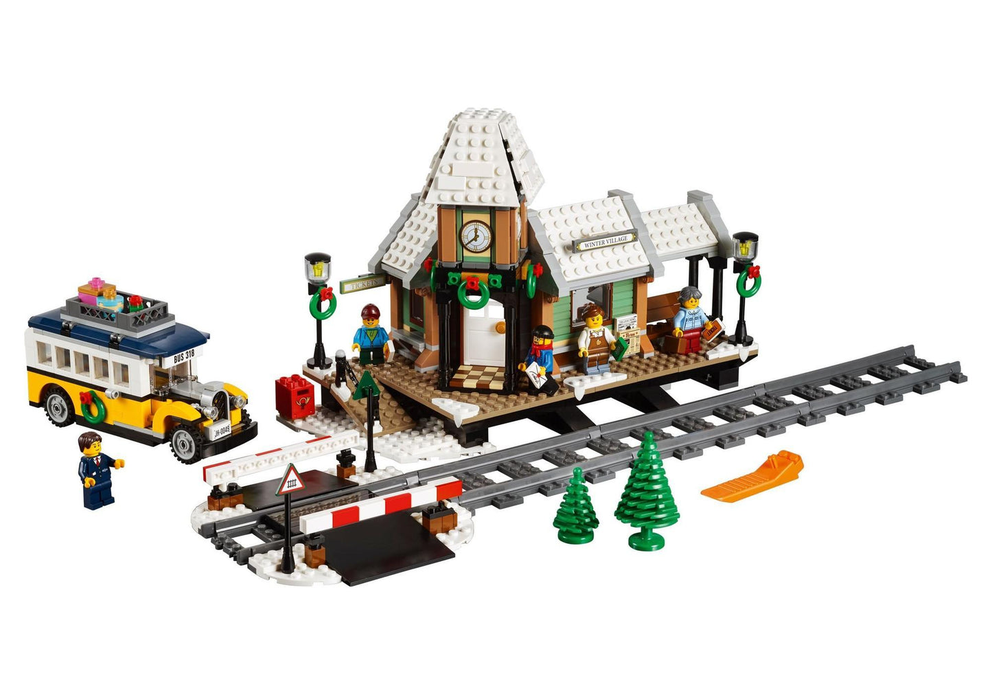 Lego 10259 Creator Expert Winterlicher Bahnhof - plegobil