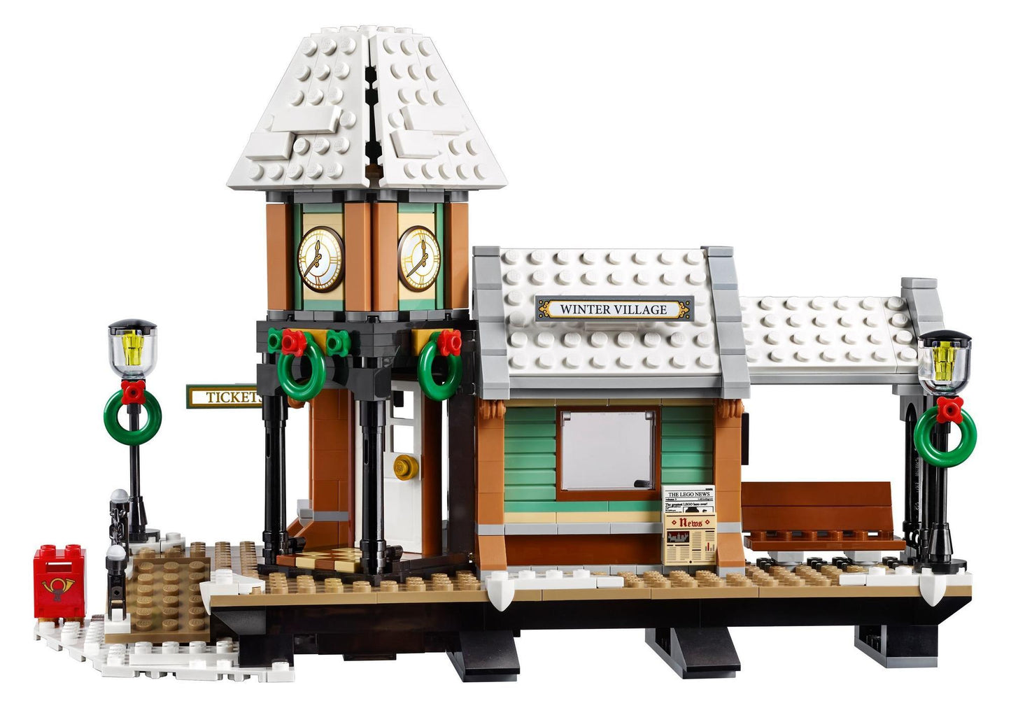 Lego 10259 Creator Expert Winterlicher Bahnhof - plegobil