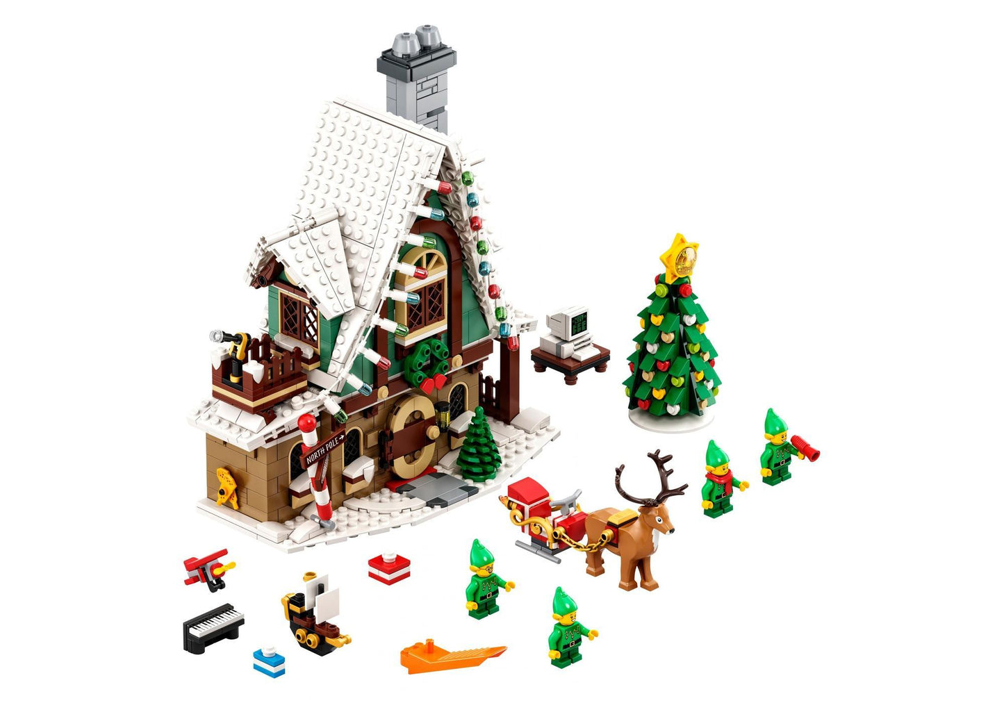 Lego 10275 Icons Winterliches Elfen Klubhaus - plegobil