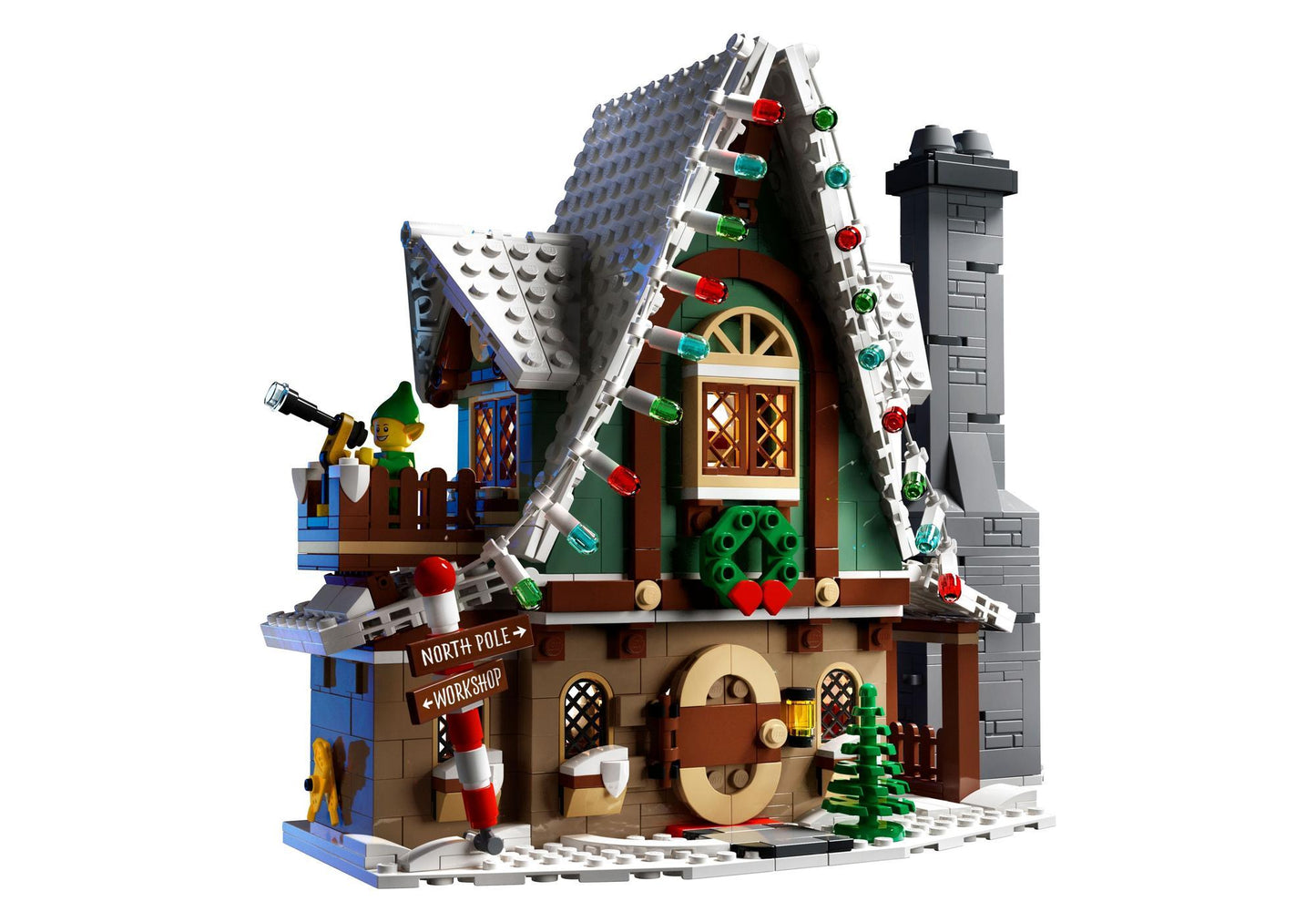 Lego 10275 Icons Winterliches Elfen Klubhaus - plegobil