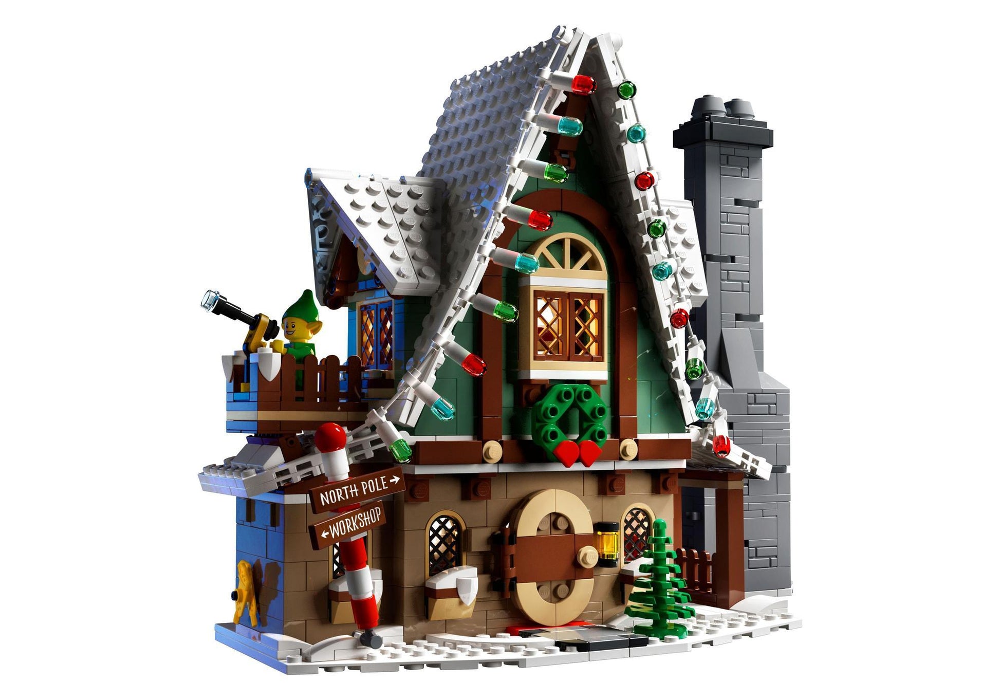 Lego 10275 Icons Winterliches Elfen Klubhaus - plegobil