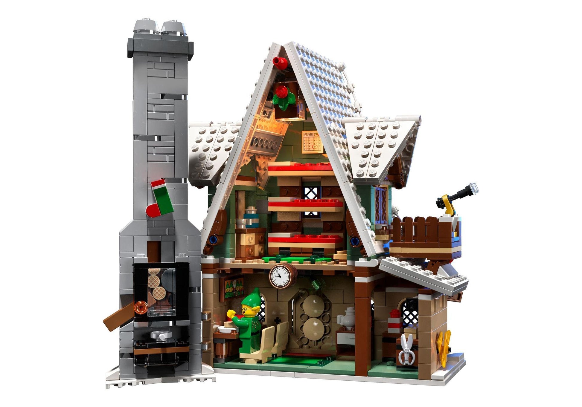 Lego 10275 Icons Winterliches Elfen Klubhaus - plegobil