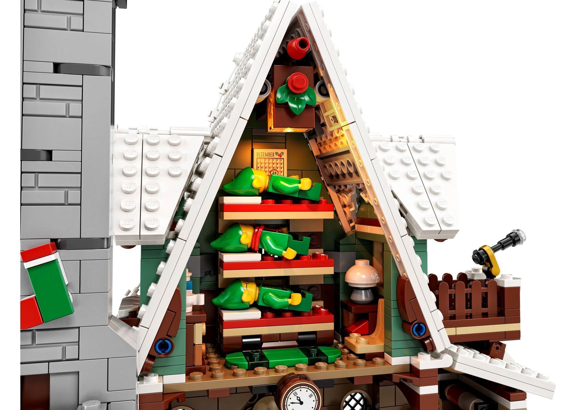 Lego 10275 Icons Winterliches Elfen Klubhaus - plegobil