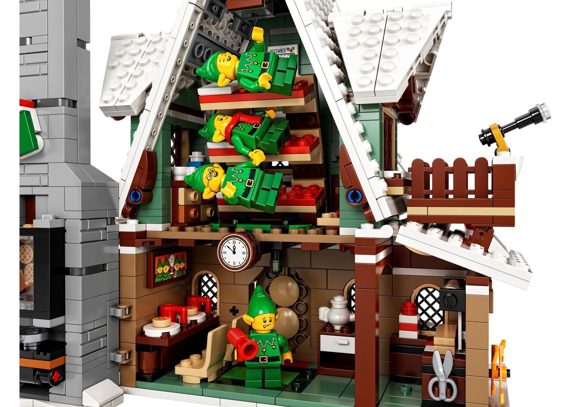 Lego 10275 Icons Winterliches Elfen Klubhaus - plegobil