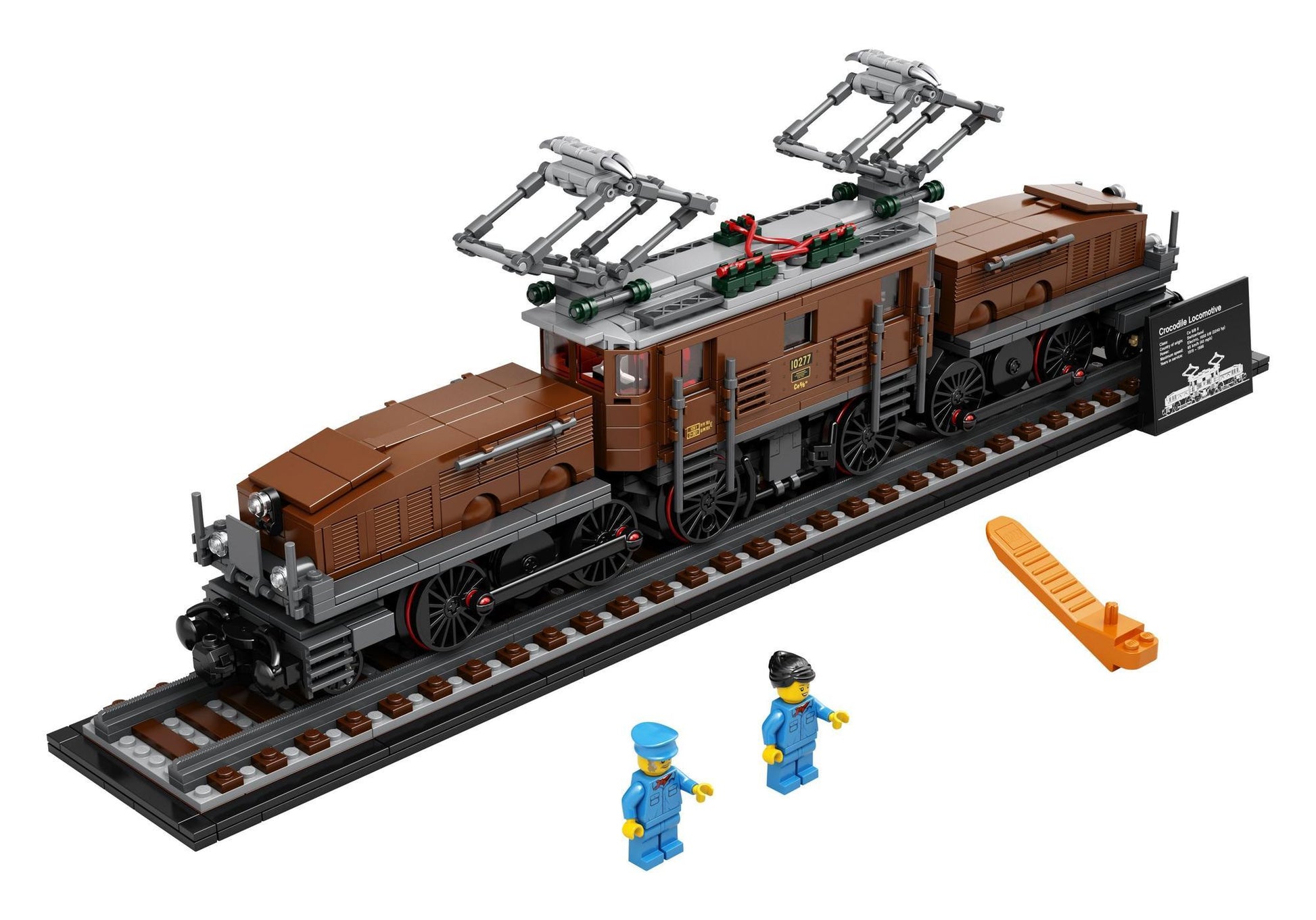 Lego 10277 Creator Expert Lokomotive Krokodil - plegobil