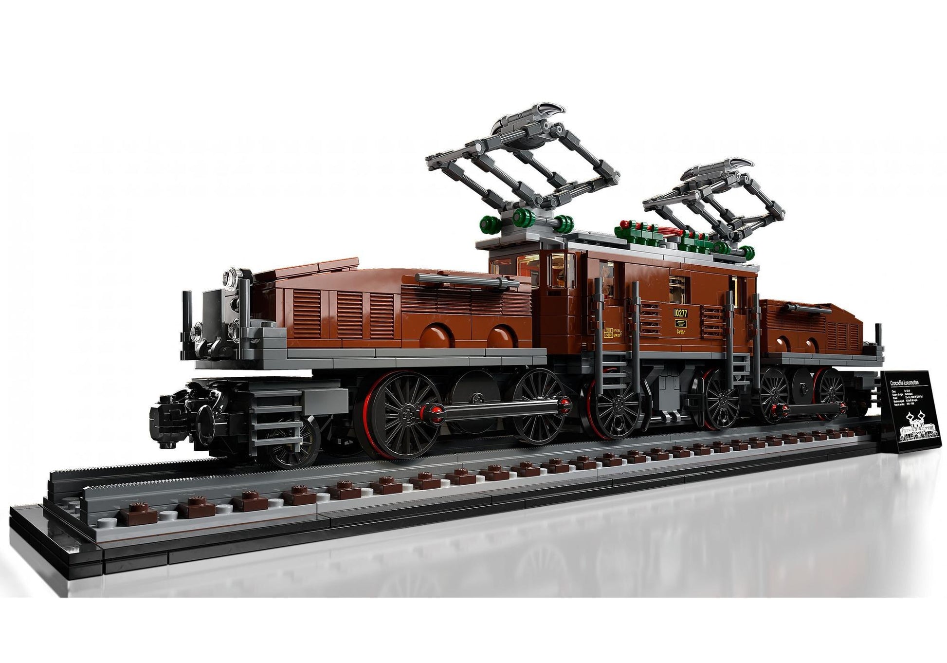 Lego 10277 Creator Expert Lokomotive Krokodil - plegobil