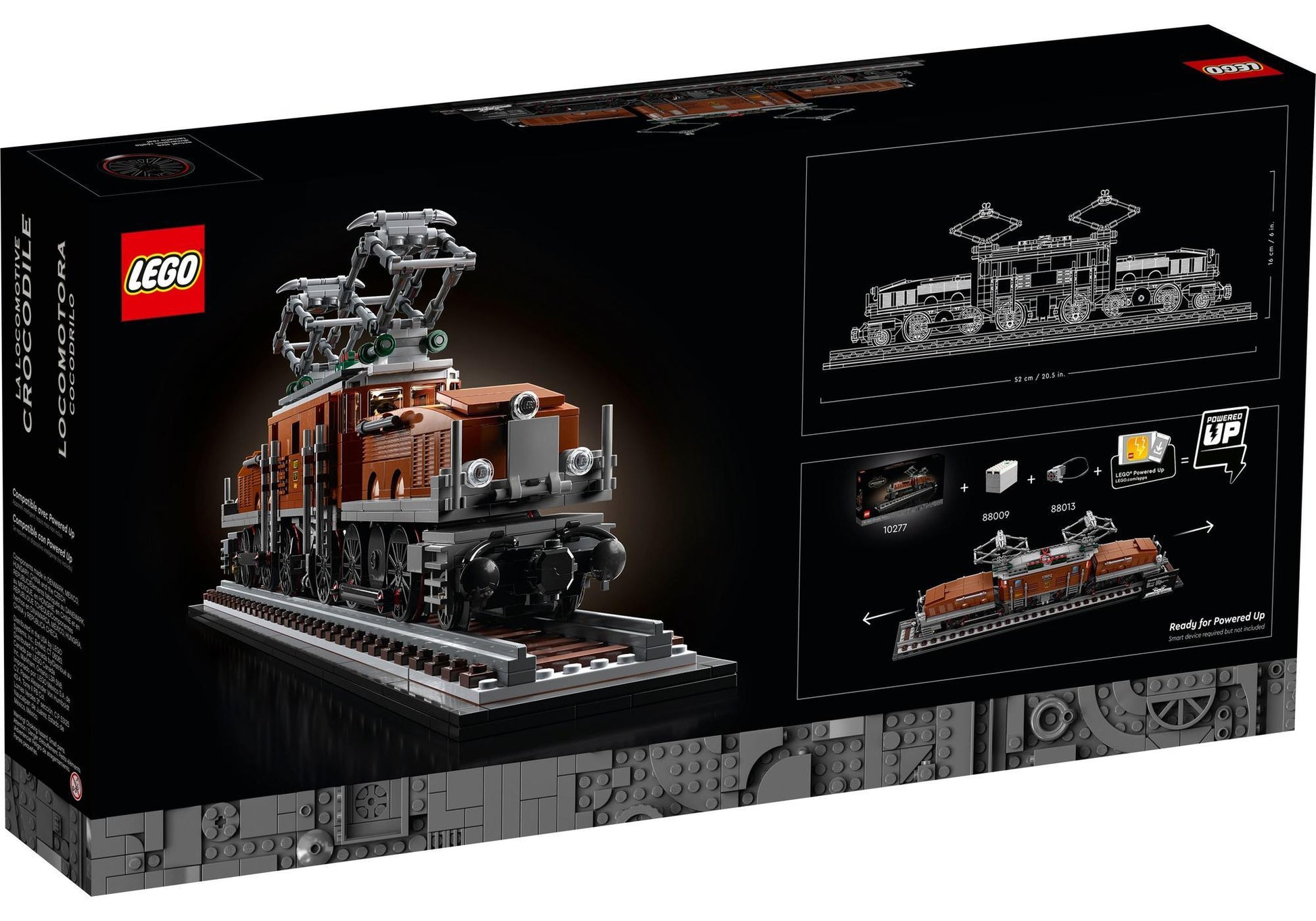 Lego 10277 Creator Expert Lokomotive Krokodil - plegobil