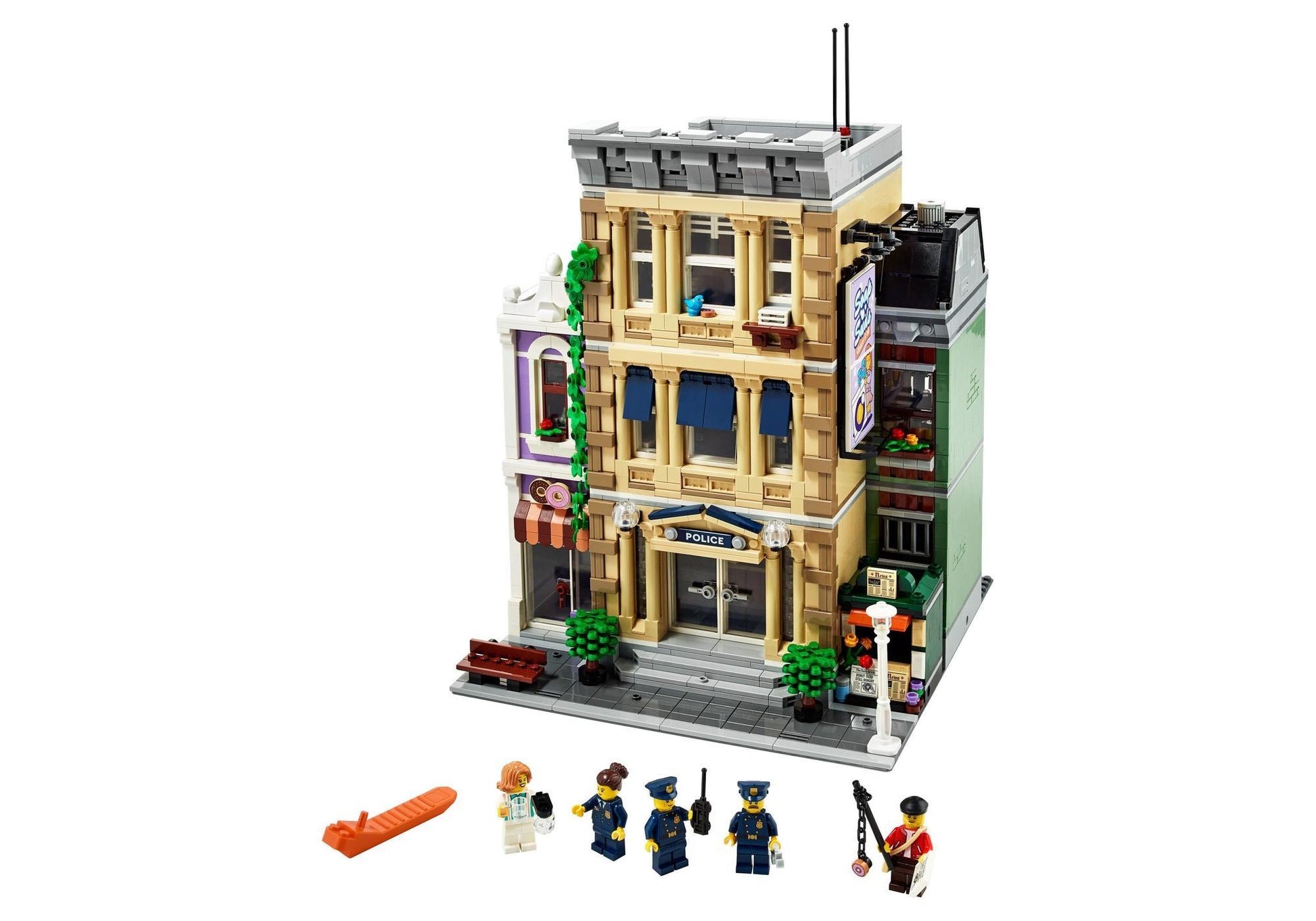 Lego 10278 Icons Polizeistation - plegobil