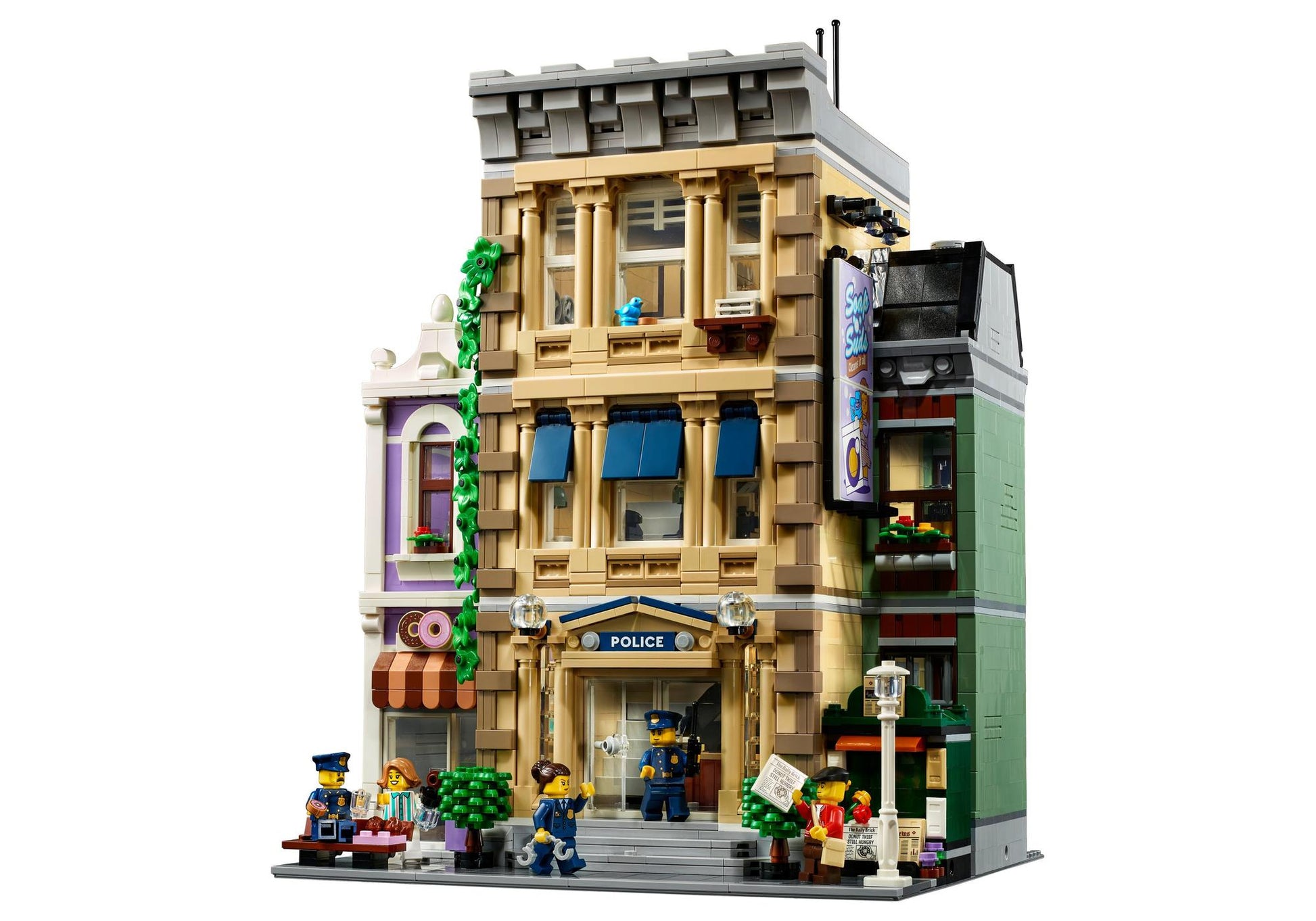 Lego 10278 Icons Polizeistation - plegobil