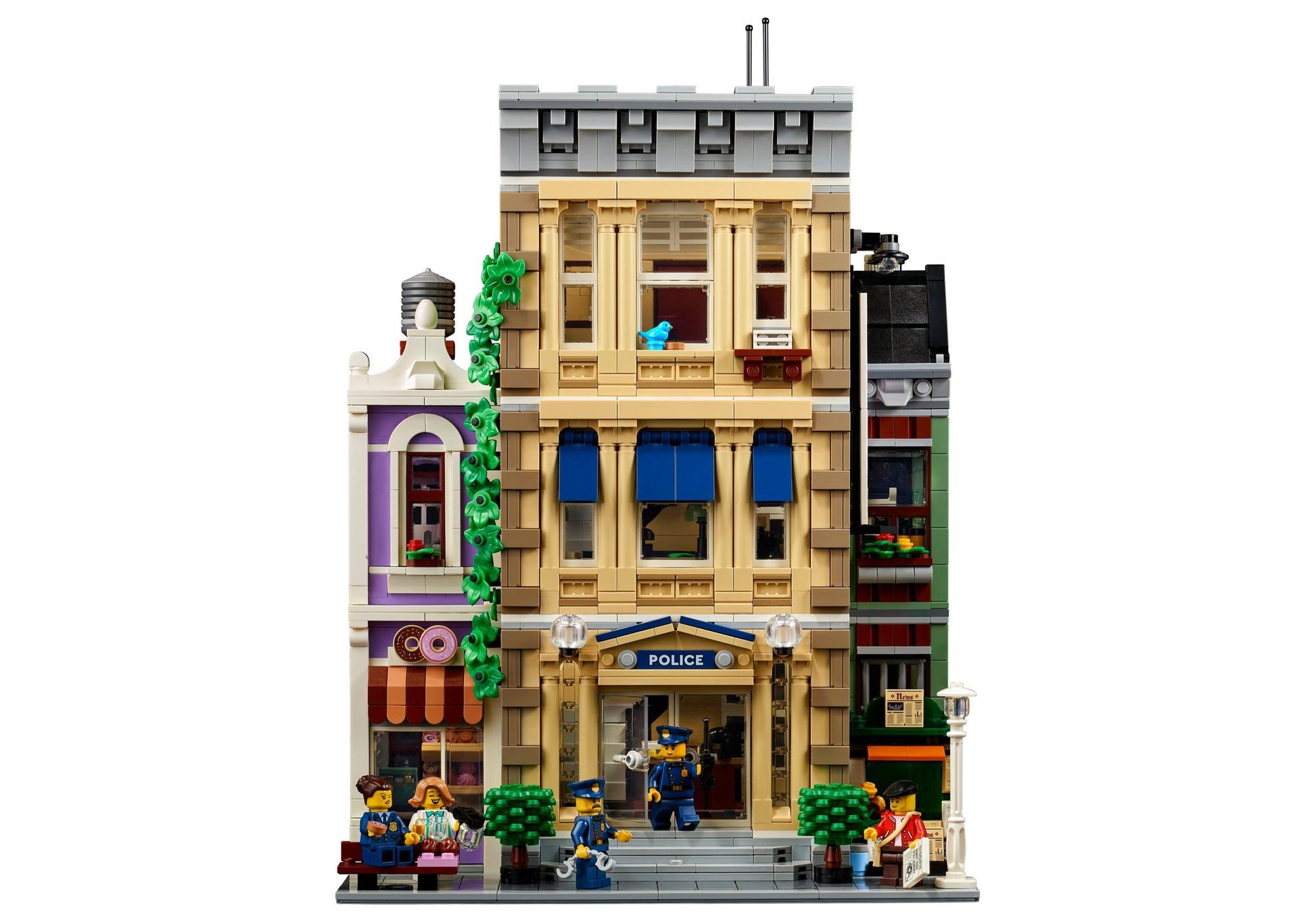 Lego 10278 Icons Polizeistation - plegobil