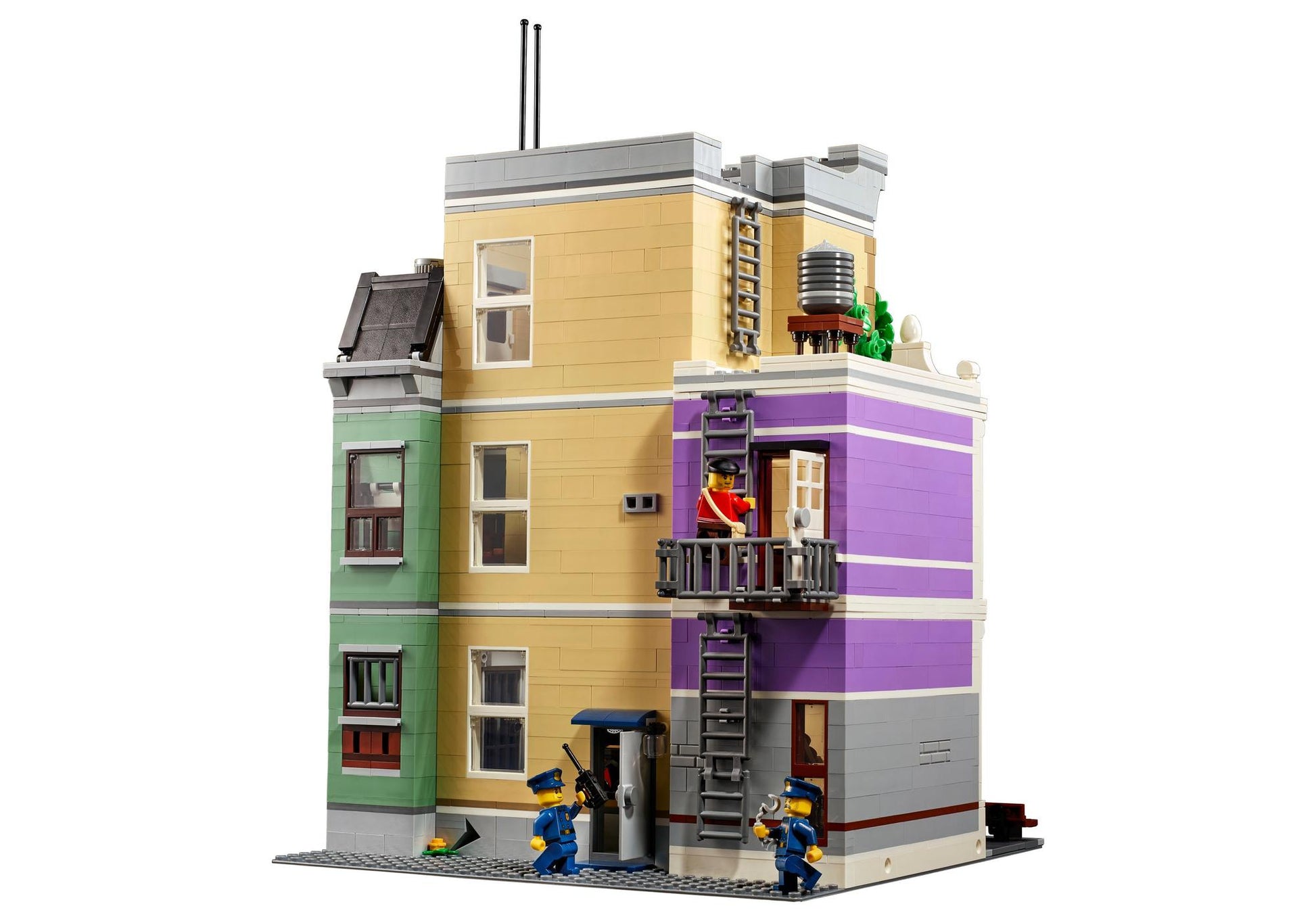 Lego 10278 Icons Polizeistation - plegobil