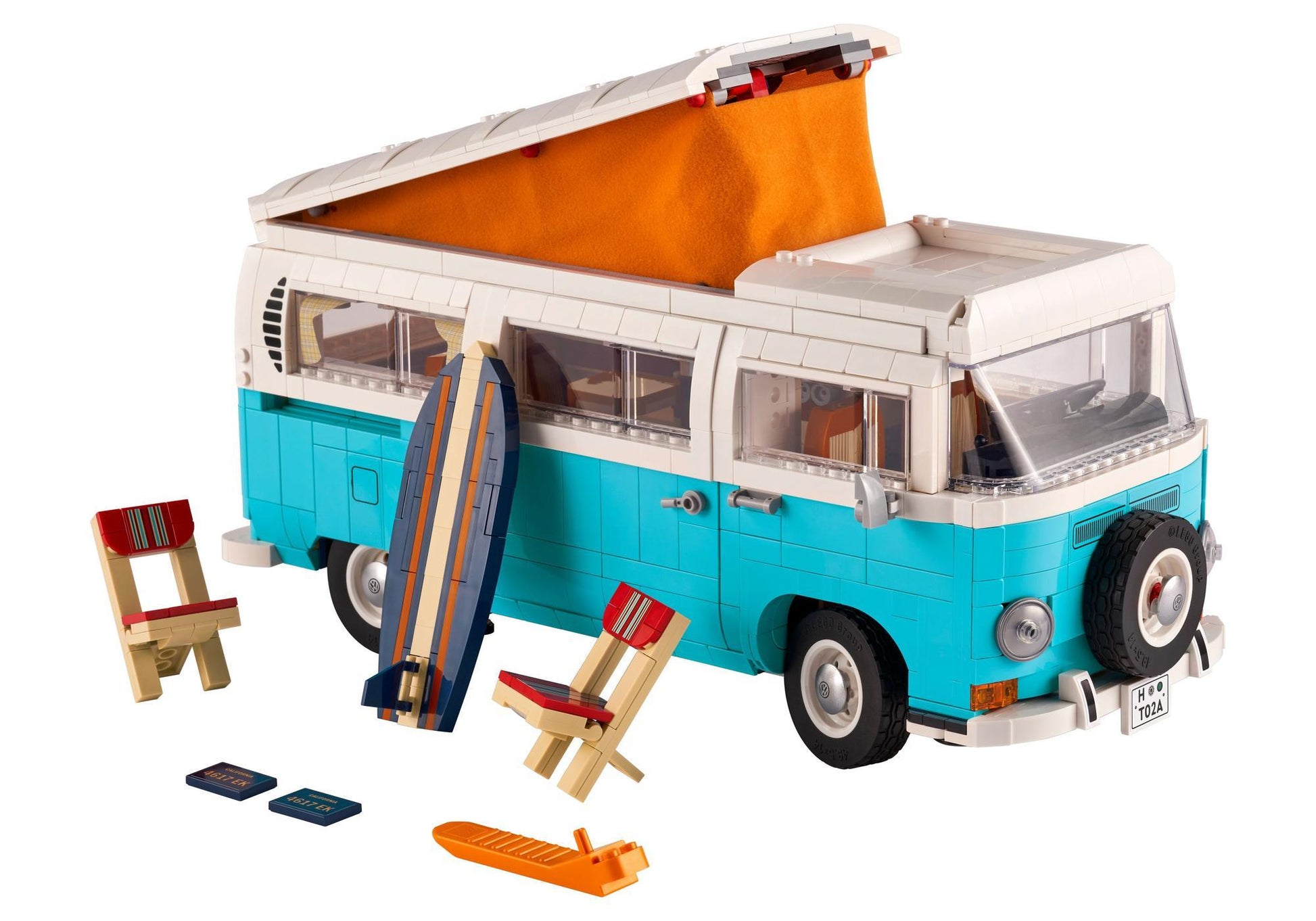 Lego 10279 Icons Volkswagen T2 Campingbus - plegobil