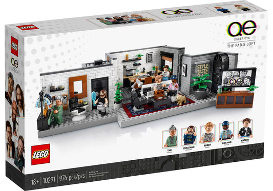 Lego 10291 Icons Queer Eye – Das Loft der Fab 5 - plegobil