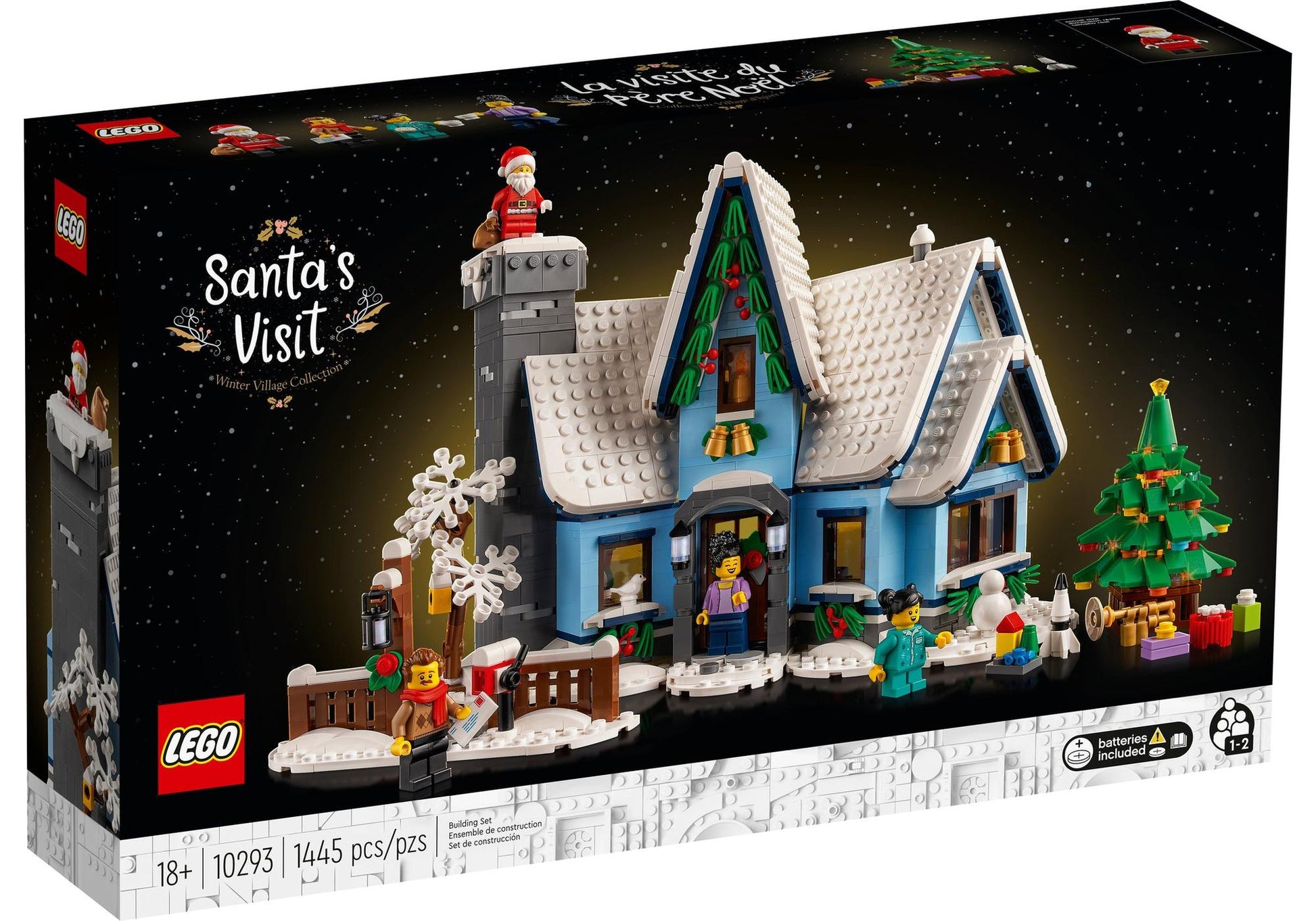 Lego 10293 Icons Besuch des Weihnachtsmanns - plegobil
