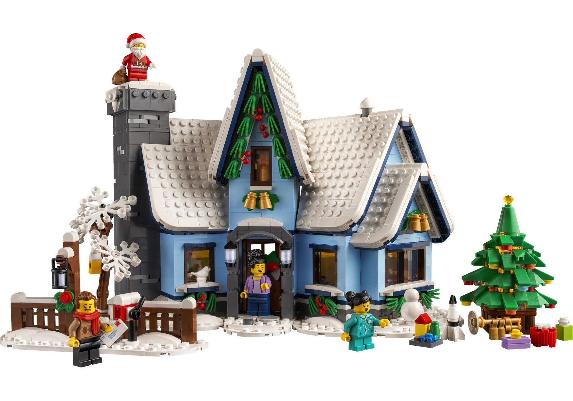 Lego 10293 Icons Besuch des Weihnachtsmanns - plegobil