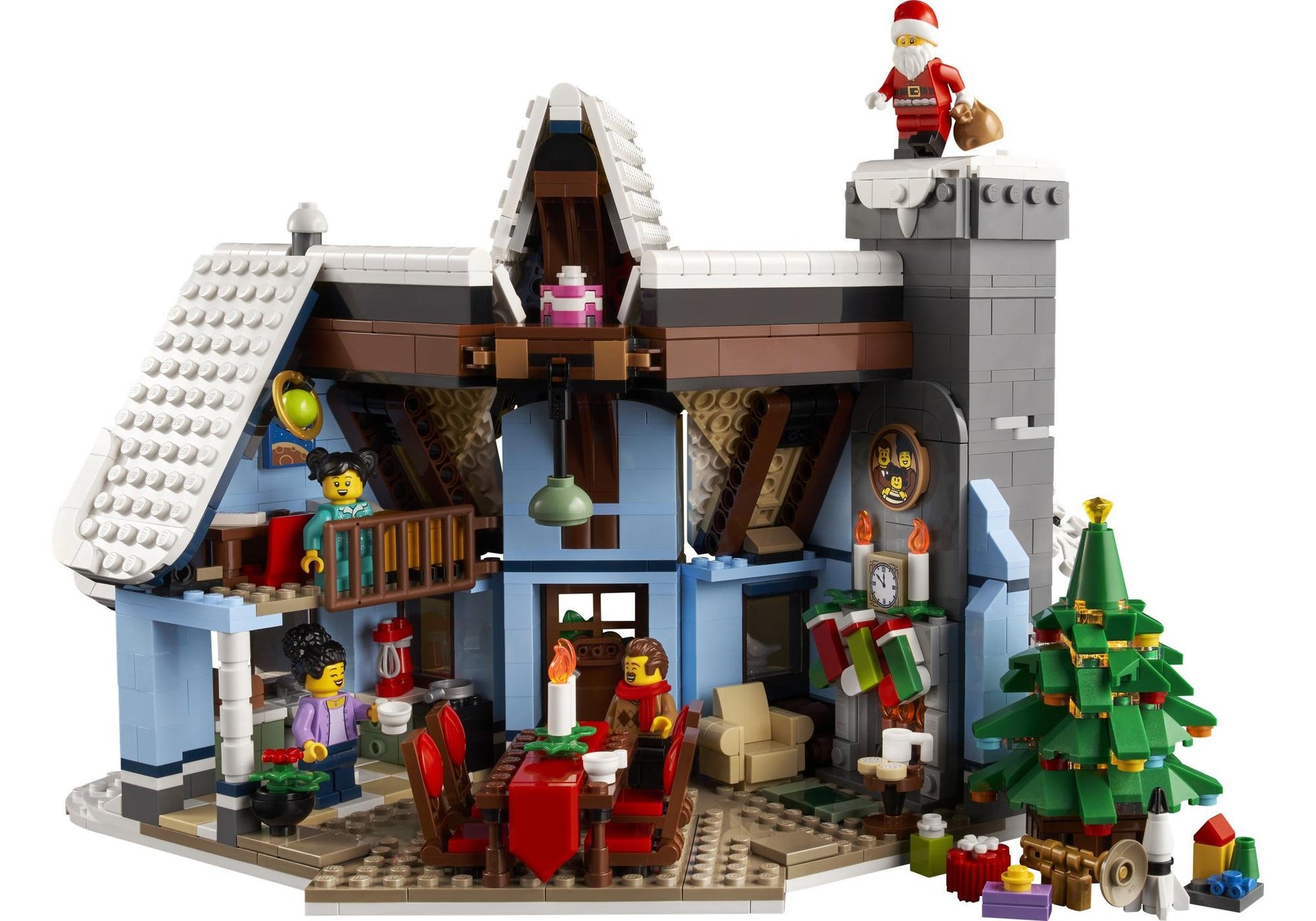 Lego 10293 Icons Besuch des Weihnachtsmanns - plegobil