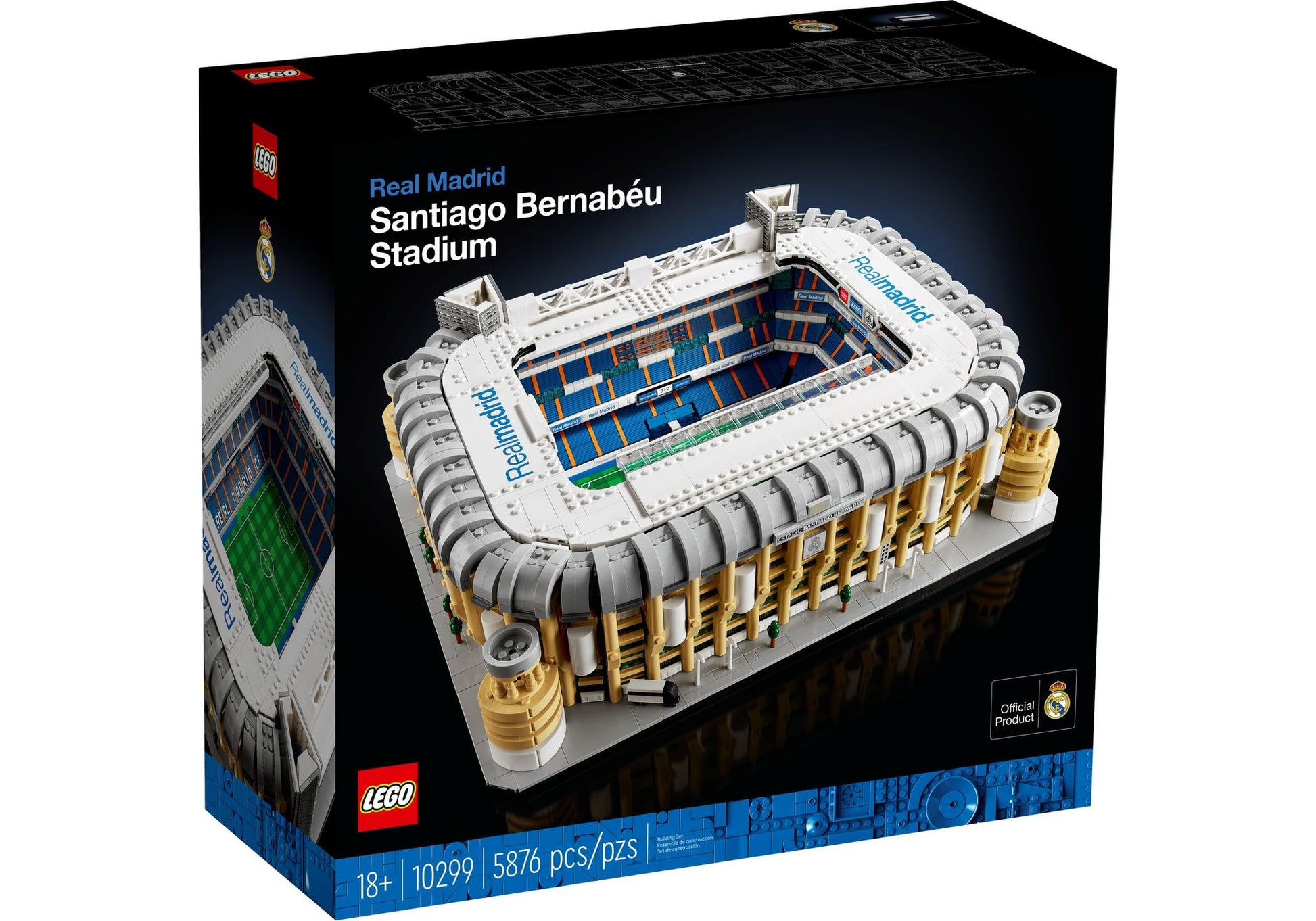 Lego 10299 Icons Real Madrid - Santiago Bernabéu Stadion - plegobil