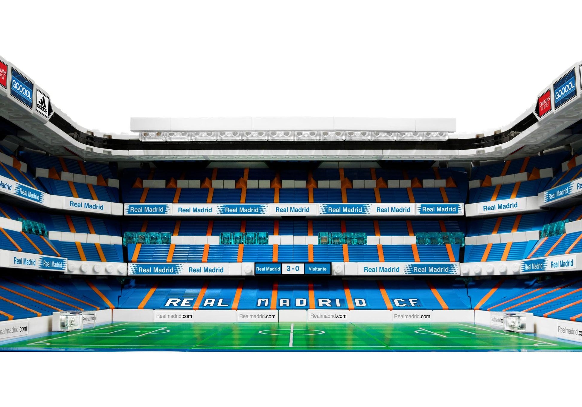 Lego 10299 Icons Real Madrid - Santiago Bernabéu Stadion - plegobil