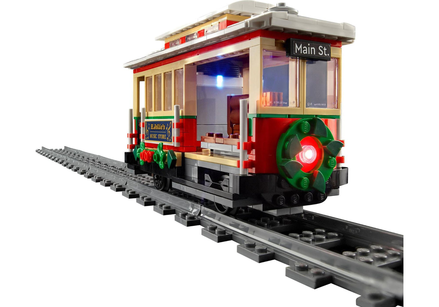 Lego 10308 Icons Weihnachtlich geschmückte Hauptstraße - plegobil