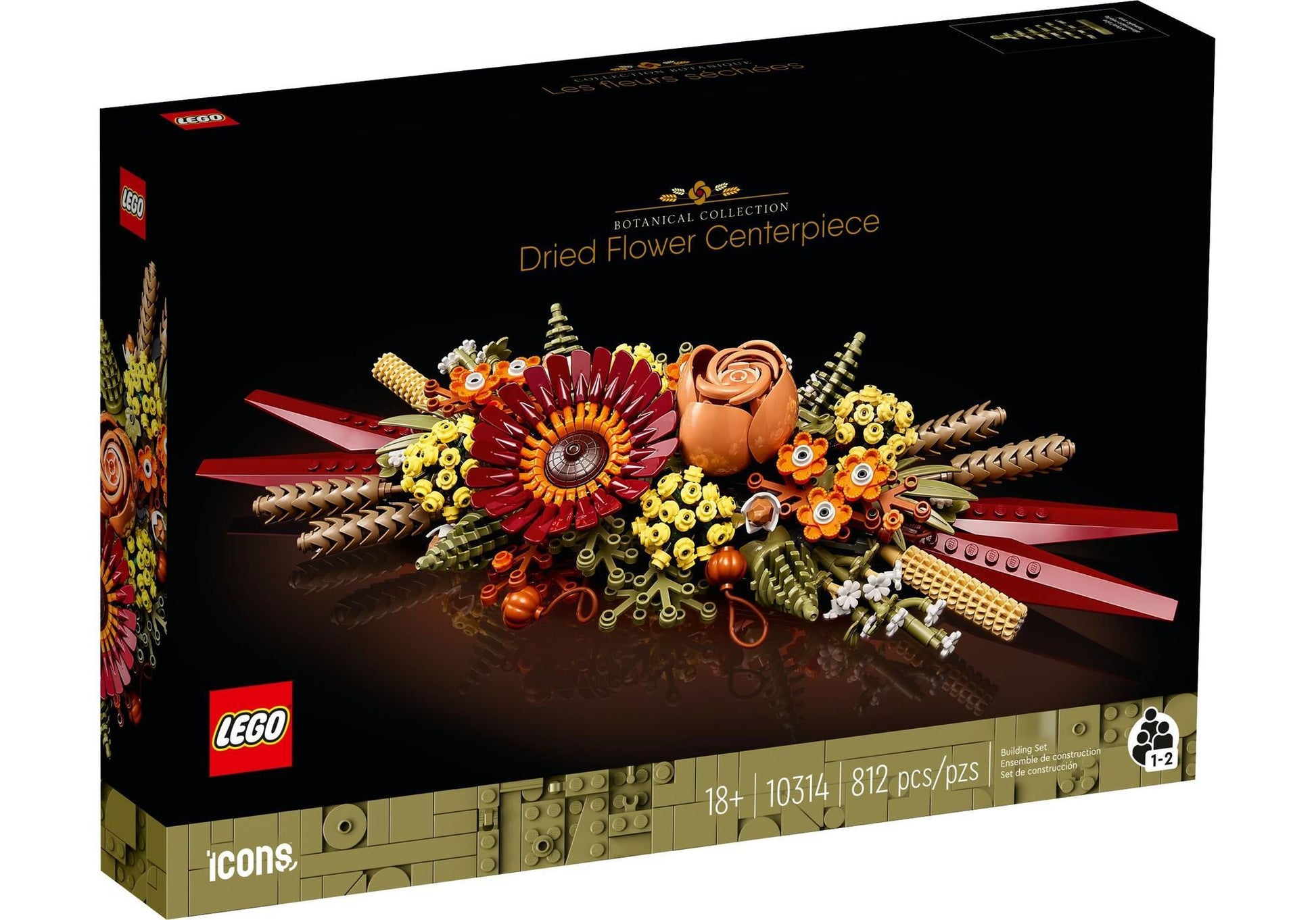 Lego 10314 Icons Trockenblumengesteck - plegobil