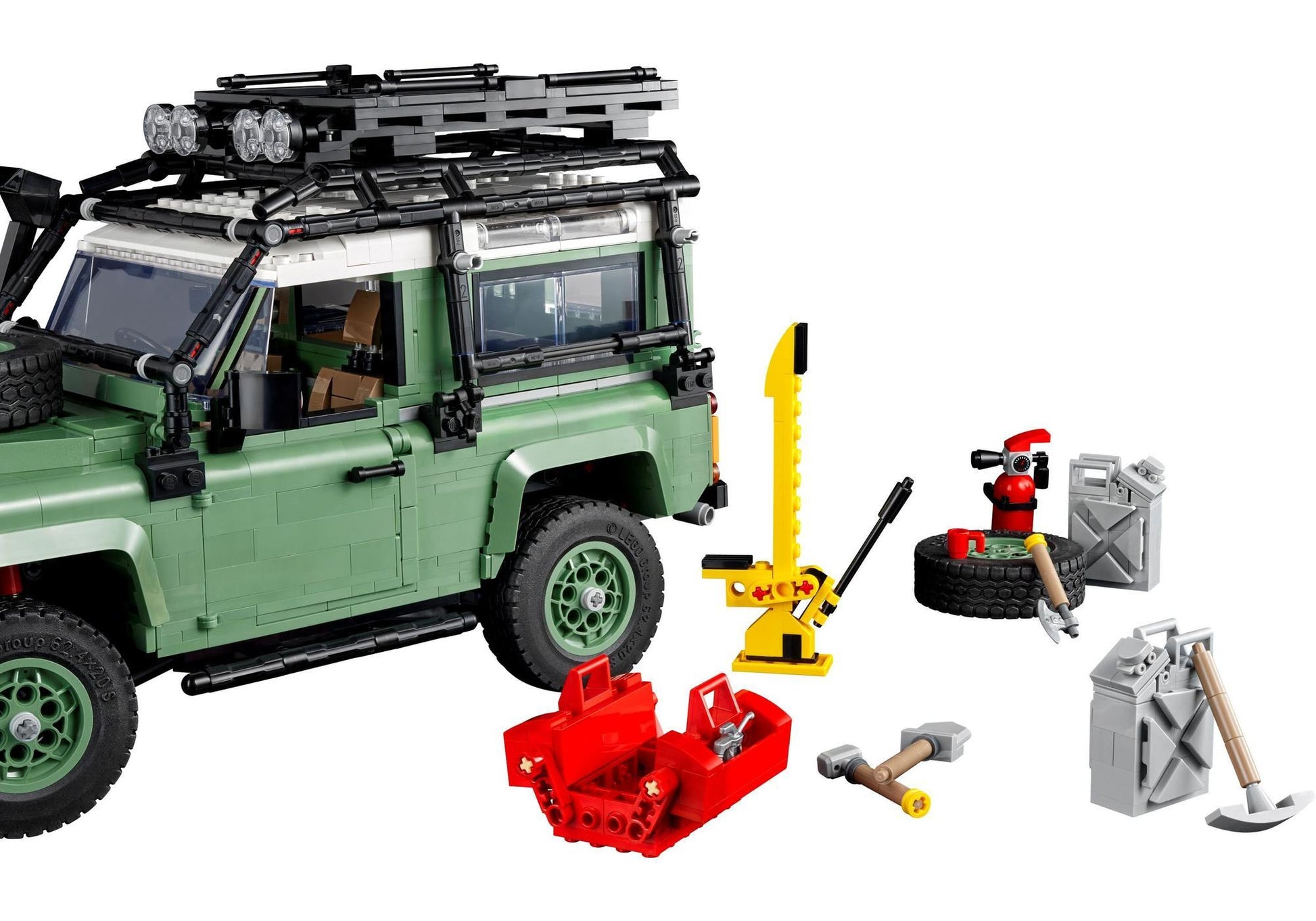 Lego 10317 Icons Klassischer Land Rover Defender 90 - plegobil