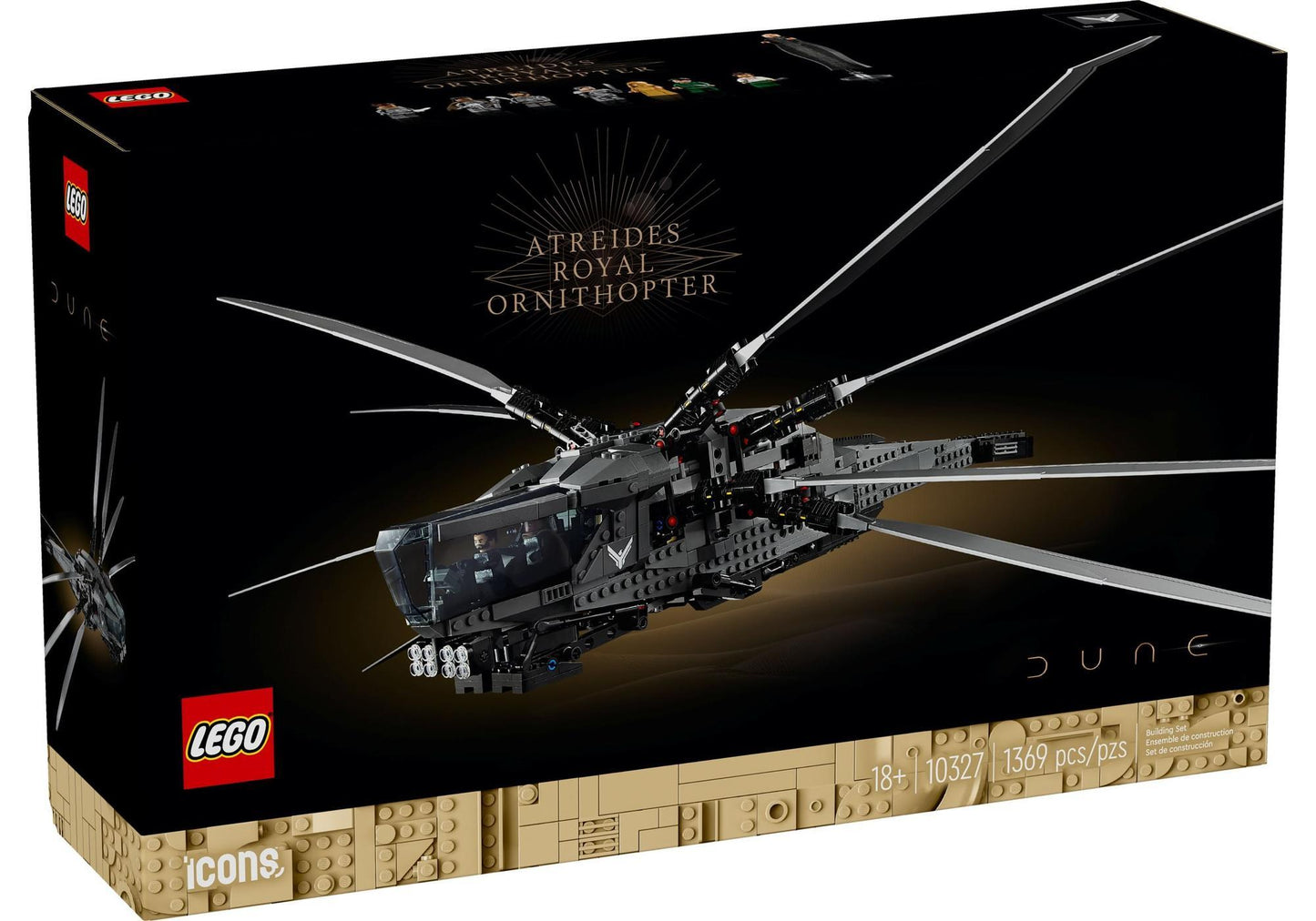 Lego 10327 Icons Dune: Atreides Royal Ornithopter - plegobil