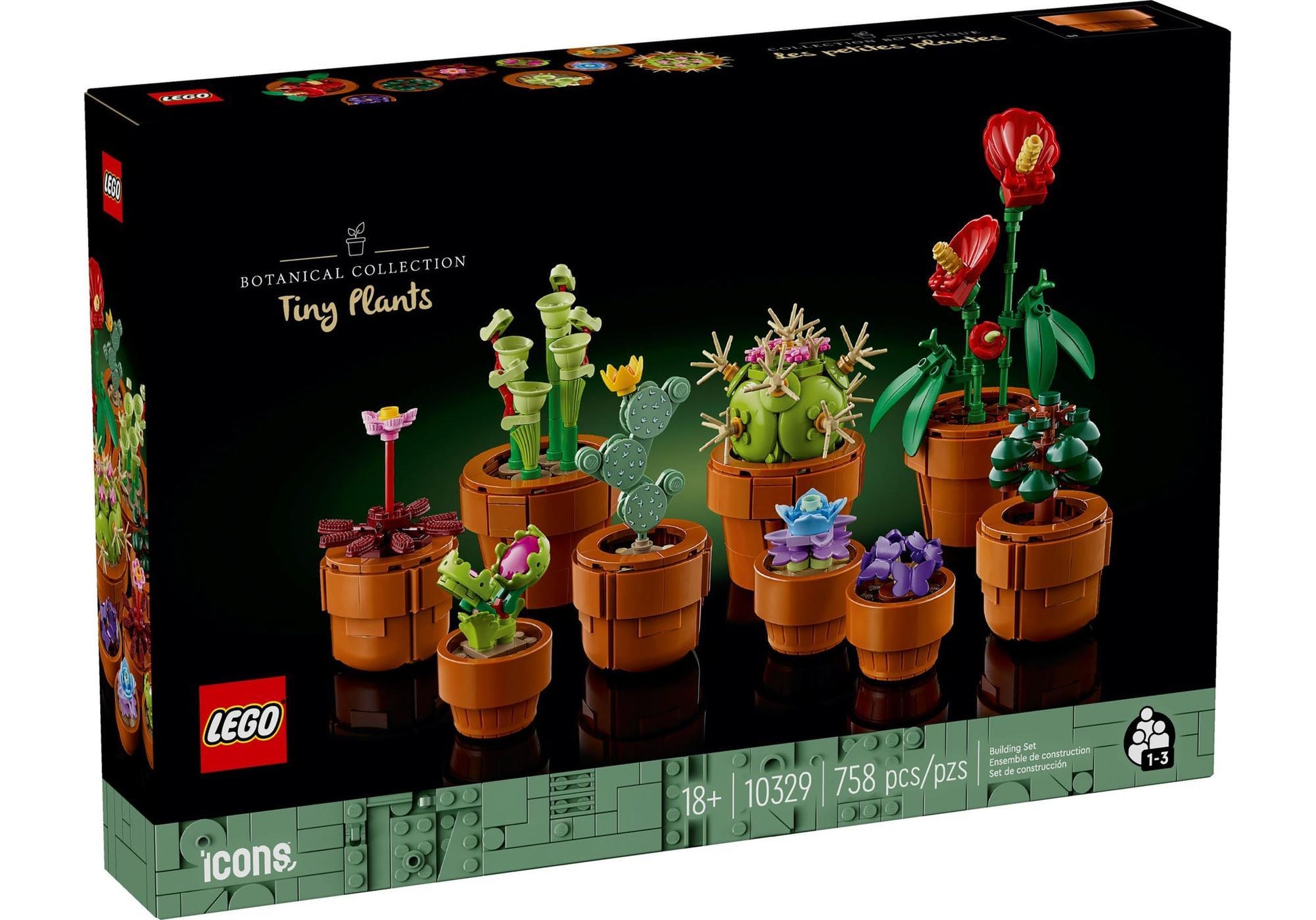 Lego 10329 Icons Botanical Collection: Mini Pflanzen - plegobil