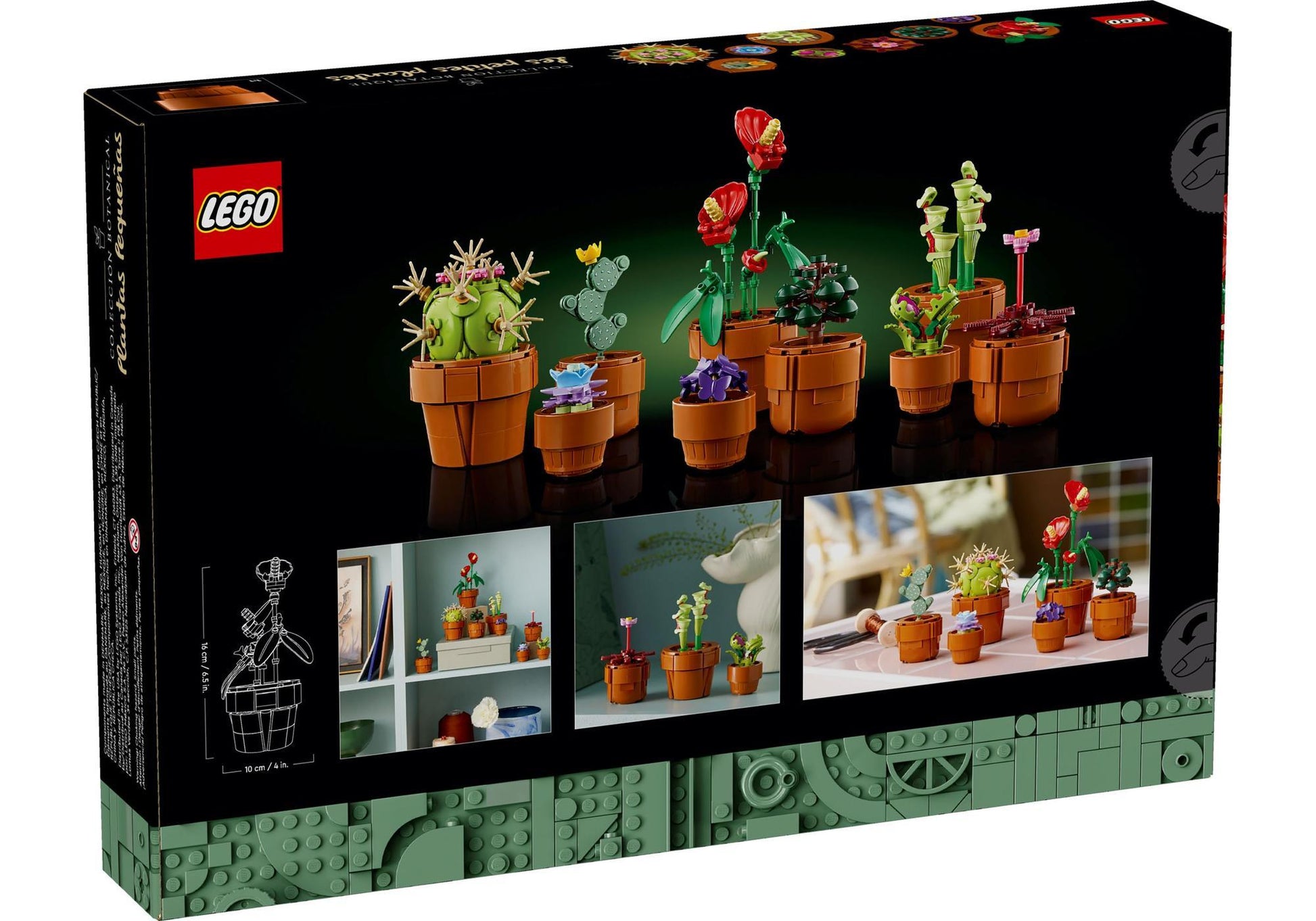 Lego 10329 Icons Botanical Collection: Mini Pflanzen - plegobil
