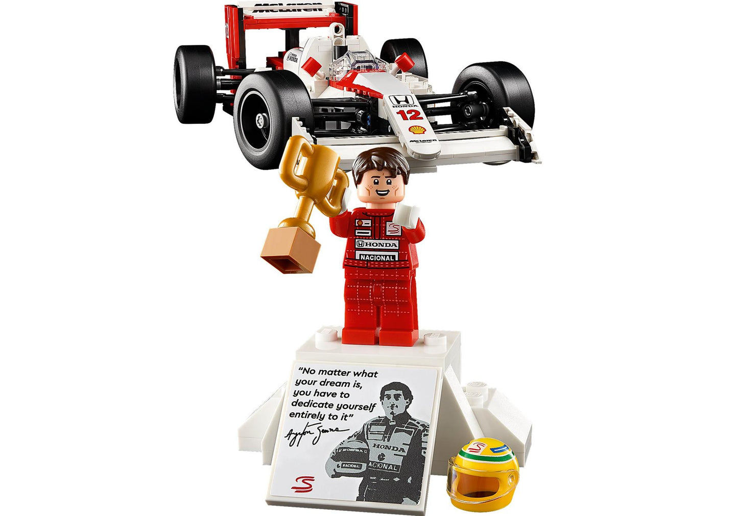 Lego 10330 Icons McLaren MP4/4 & Ayrton Senna - plegobil