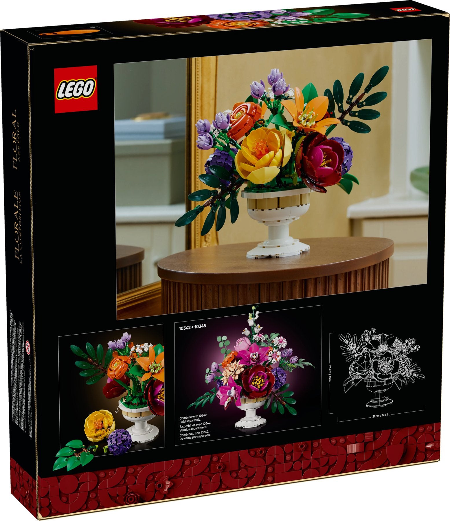 Lego 10345 Botanical Collection: Blumengesteck - plegobil