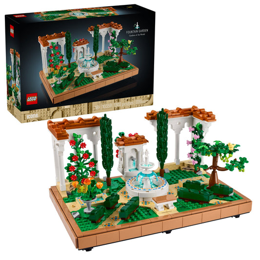 Lego 10359 Icons Springbrunnengarten - plegobil