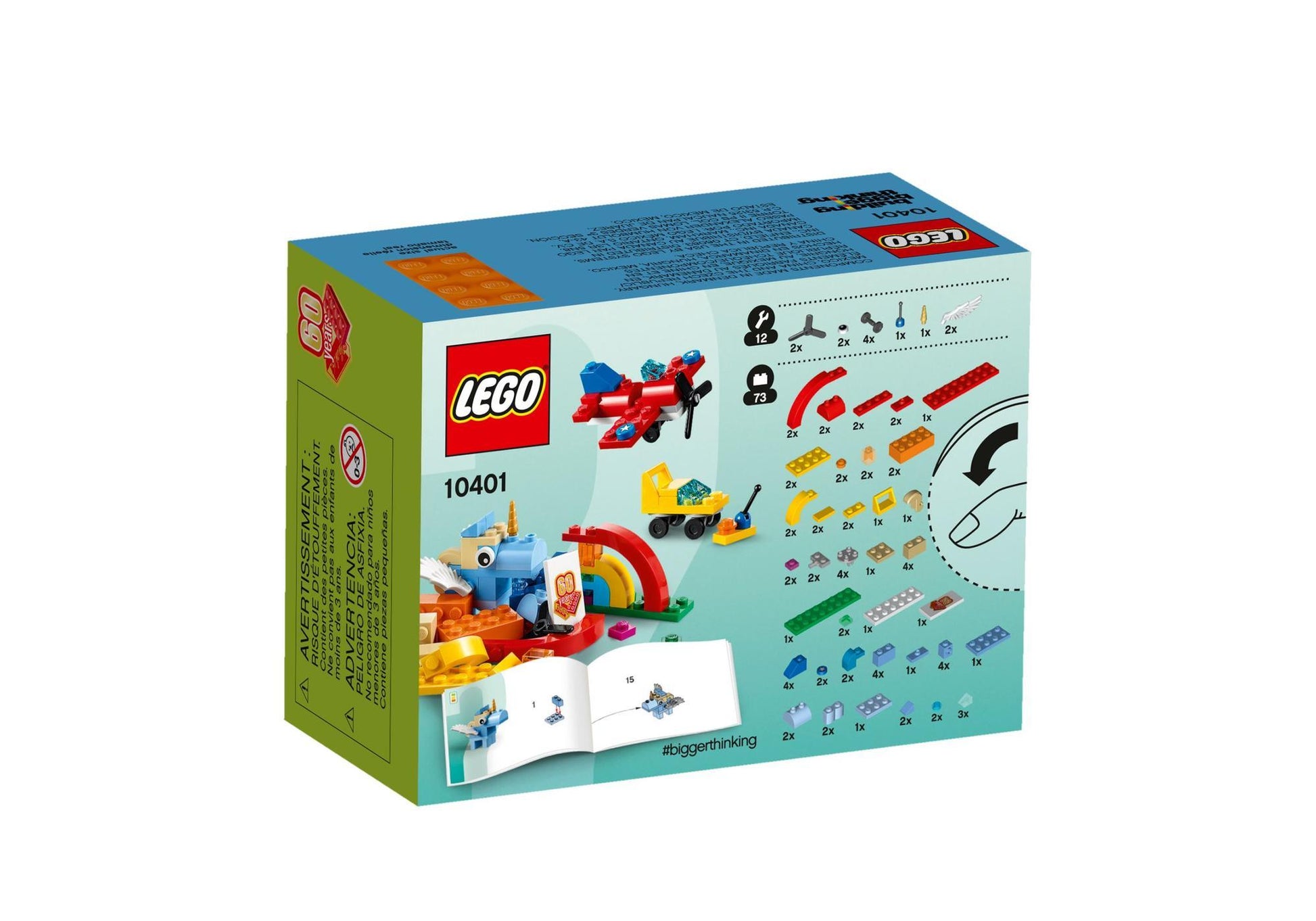Lego 10401 Building Bigger Thinking Spaß mit dem Regenbogen - plegobil