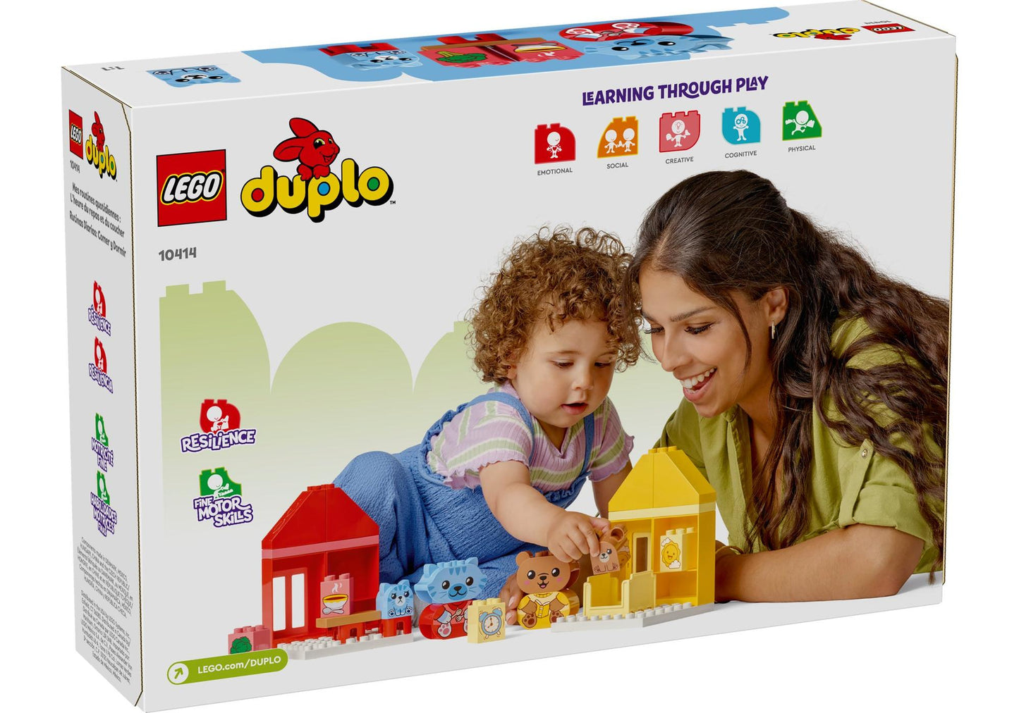 Lego 10414 DUPLO Alltagroutinen: Essen & Schlafenszeit - plegobil