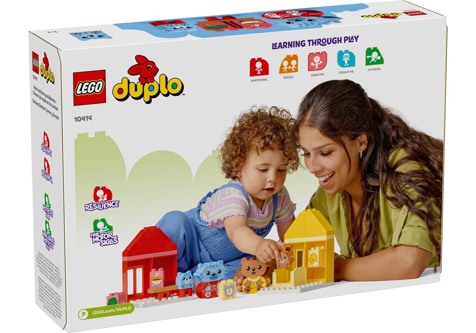 Lego 10414 DUPLO Alltagroutinen: Essen & Schlafenszeit - plegobil